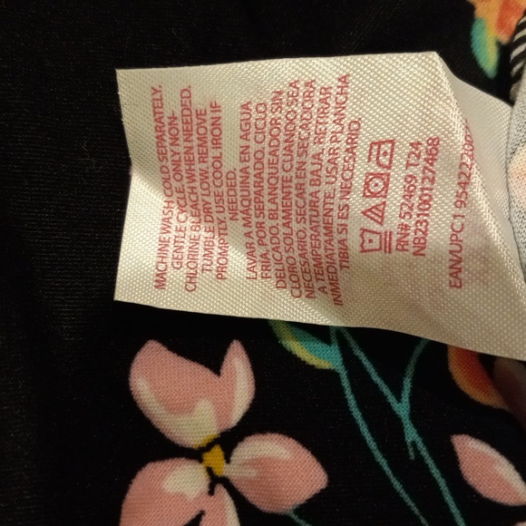 Moody Musings High-Low Boho Dress Dark Florals Plus Size Stretch Soft Homecoming - Picture 13 of 15